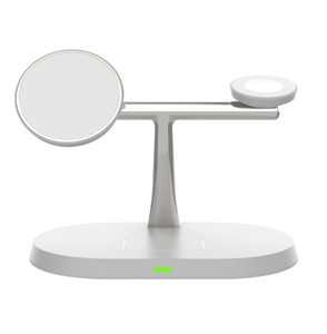 15W สามในหนึ่งที่ชาร์จไร้สายแบบพับได้สำหรับสมาร์ทโฟนหูฟัง smartwatches - Product Image 2