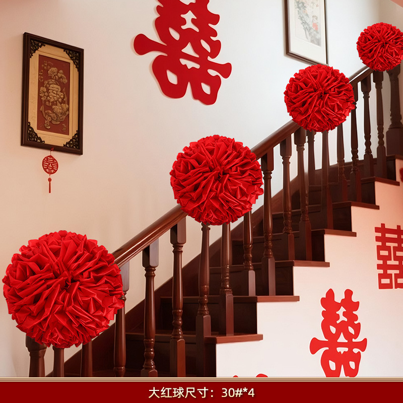 30 grandes fleurs rouges 4