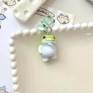 Porte-clés amusant en forme de grenouille, pendentif mignon de dessin animé, breloque pour sac et portefeuille, cadeau pour couple et amies - Product Image 4