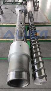 Maßgefertigte Präzisions-Spiralwendel-Kupferrohre Abfallrecycling-Pelletier-Extruder-Ersatzteile Nitrierte Bimetallische Behandlung HRC - Product Image 3