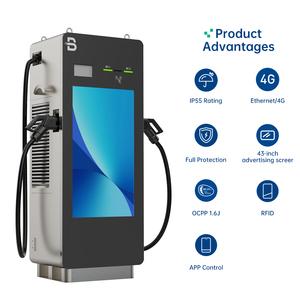 Borne de Recharge Électrique BENY DC avec Écran Publicitaire 60kW 90kW 160kW Ethernet/4G/Wifi <span class=keywords><strong>Chargeur</strong></span> Rapide DC Niveau 3 pour Véhicules Électriques avec RFID - Product Image 4