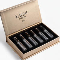 Flacon vaporisateur de parfum vide de luxe 1 ml, rechargeable, pour échantillon de voyage avec boîte