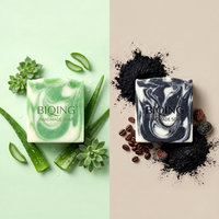 Sabun Arang Vegan Label Pribadi Sabun Mandi Buatan Tangan Pembersih Wajah dan Tubuh Pembersih Pori Mendalam Sabun Lidah Buaya Buatan Tangan Pemutih