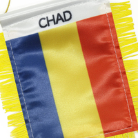 Drapeau de fanion à suspendre avec Logo personnalisé pour rétroviseur de voiture et décoration de la maison