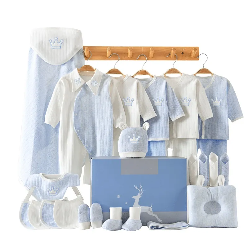 Neugeborene Kleidung Neugeborene Box Geschenkset Baby Pyjamas Stram pler Kleidung Sets