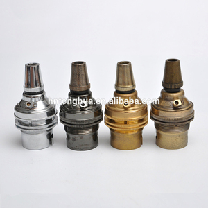 Chất lượng cao <span class=keywords><strong>B22</strong></span> Brass giữ đèn Antique kim loại Bayonet bóng đèn chủ ánh sáng ổ cắm - Product Image 2