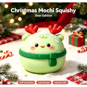 Jouet anti-stress souple de Noël en gros, jouet sensoriel à presser, cadeau fantaisie, cadeau de fête, styles assortis - Product Image 4