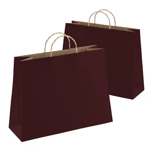 Schöne große kapazität kleidung kapuzenpullover handtasche für business fabrik großhandel geschenk hochzeit rote verpackung papiertüte