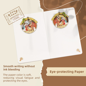 Cuaderno de Escultura de Papel <span class=keywords><strong>3D</strong></span> Más Vendido, Cosido con Hilo, Tapa Dura, Cubierta de PVC, Impresión UV, Artículos de Regalo Novedosos, Festival, Hogar, Oficina - Product Image 5