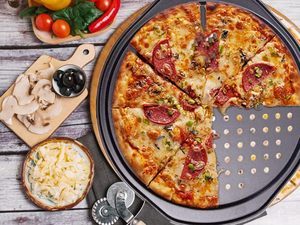 Étagère à pizza simple, multifonctionnelle et pliable pour la cuisine - Product Image 5