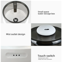 Diffuseur d'huiles essentielles ultrasonique LED écologique 2L, humidificateur pour la maison, l'hôtel, le bureau, utilisation électrique, portable, grand format