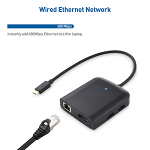 Hub USB C 8K <span class=keywords><strong>DisplayPort</strong></span> 2x USB-A 480Mbps Ethernet <span class=keywords><strong>RJ45</strong></span> Port PD100W Chargement 5-en-1 Hub USB Type C - Product Image 5