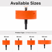 Foret de centrage bimétallique XinJun en acier rapide, personnalisable OEM, pour le perçage de trous dans le bois, la tôle, le plâtre, avec queue droite