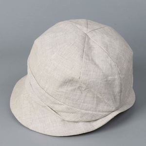 High Quality Japanese Fisherman <b>Hat</b> Women Summer Thin Linen Wide Brim Plain Bucket <b>Hats</b> - Product Image 3