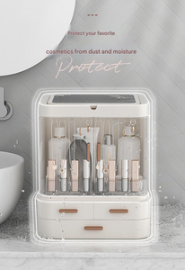 Wholesale Cosmetics & Skin Care <b>Storage</b> Boxes for Necklaces Rings Watches Earrings Jewelry Dressing Table Holder with Mirror - Product Image 3