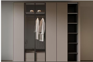 Armoire d'angle de luxe moderne avec tiroirs personnalisés pour le rangement des vêtements, armoire sur mesure de l'usine d'armoires pour la chambre à coucher, le salon - Product Image 2