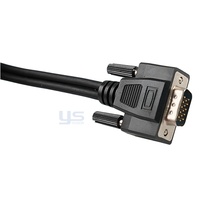 Kabel VGA 3 + 2, kawat berkualitas tinggi untuk Monitor komputer layar 24 inci, rakitan kabel kustom transmisi sinyal Cepat