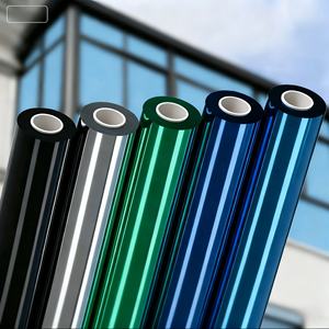 <span class=keywords><strong>Film</strong></span> auto-adhésif moderne pour vitres, occultant et isolant thermiquement, pour balcon et fenêtre, protection anti-regard indiscret et solaire, en PET - Product Image 1