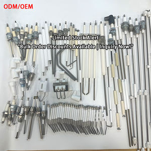 100602 OEM ODM gốm cách điện Đánh lửa điện cực dual-mục đích gas Burner tia lửa Đánh lửa điện cực ngọn lửa cảm biến - Product Image 1