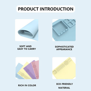 Vente directe d'usine, tapis de peinture en silicone personnalisé, planche à dessin éducative pour enfants - Product Image 2