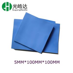 Guanghaoda แผ่นซิลิโคนนำความร้อน6W สารหน่วงไฟ V0สีฟ้าสำหรับ CPU กระจายความร้อน - Product Image 4