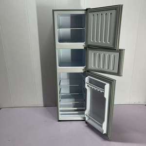 Réfrigérateur électrique de haute qualité 206L à trois portes avec congélateur bas pour la maison, l'hôtel et les camping-cars, encastrable et écoénergétique - Product Image 2