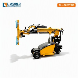 Lève-vitre mobile à ventouses 600 kg avec 6 ventouses en caoutchouc, alimenté par batterie, pour le transport de plaques d'acier et de marbre - Product Image 3