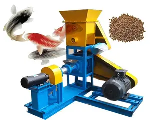 Flutuante peixe alimentar extrusora máquina uso doméstico animal feed sedimento máquina pet dod gato alimenta sedimento fabricante máquina