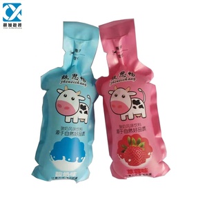Popular Disposable Transparent PE Plastic Bags Injection Shaped Yogurt <strong>Milk</strong> Fruit Juice Beverages Printed Liquid Storage <strong>Pouches</strong> - Product Image 2