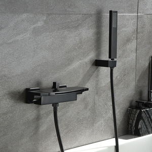 Rubinetto a cascata calda e fredda in ottone bagno di casa semplice <span class=keywords><strong>doccia</strong></span> a parete e <span class=keywords><strong>doccia</strong></span> separata che aumenta la pressione - Product Image 3