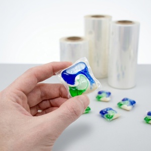 Pellicola in PVA Solubile in Acqua Fredda Marca Siker, 75-100 Micron, Morbida, <span class=keywords><strong>Trasparente</strong></span>, Alta Elasticità, Lunghezza 500m - Product Image 1
