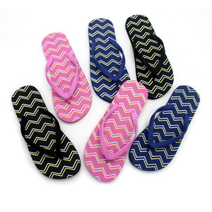 Estate Oem di disegno di stampa delle donne Della Spiaggia Pantofole di colore Della Miscela, Prezzo A Buon Mercato All'aperto di Vibrazione di Gomma Infradito - Product Image 2