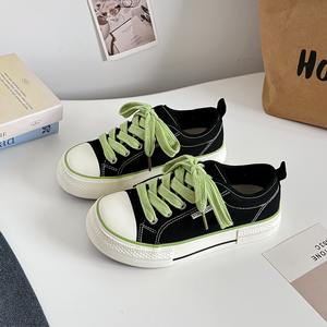 Zapatos de Mujer de Moda Estilo 2025, Zapatos de Lona con Punta Redonda, Zapatillas Blancas con Plataforma Gruesa, Zapatos Deportivos Casuales de Caña Baja - Product Image 2