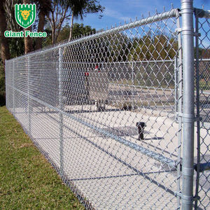 Cercado de eslabones de cadena de 7 pies de altura con revestimiento de PVC para jardín galvanizado en caliente directo sostenible de fábrica - Product Image 1