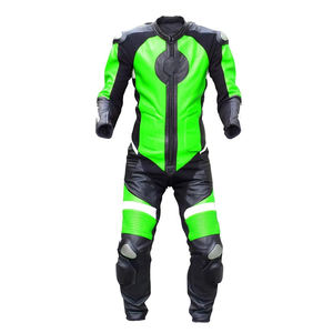 Traje de Motociclismo de Cuero Personalizado, Traje de Carreras de Motociclismo Deportivo de Cuero Vacuno, Traje de Carreras de Motociclismo Personalizable - Product Image 4