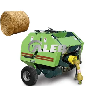 Cheap tractor mounted hay baler dry stalk straw baler machine round baler round hay baling machine