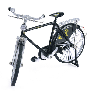 Enfants 1:10 classique Style rétro Mini alliage jouet métal hommes vélo à collectionner moulé sous pression doigt vélo modèle jouet cadeaux - Product Image 2