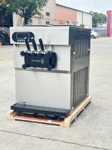 เครื่องทำไอศกรีม XY-ZT965 <span class=keywords><strong>2025</strong></span> HOT รุ่นขายส่งจากโรงงาน ผลิตไอศกรีม 3 รสชาติ เครื่องทำโยเกิร์ตแช่แข็งแบบนุ่ม พร้อมระบบทำความเย็นล่วงหน้า - Product Image 3