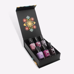 Caja de Embalaje para Esmalte de Uñas con Logotipo Personalizado OEM 2026, Calendario de Adviento, Cajas de Embalaje Cosméticas de Lujo con Tapa Magnética, Caja de Regalo - Product Image 4