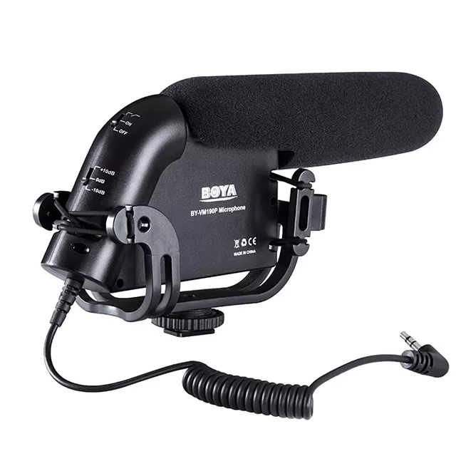 BOYA BY-VM190 Dsrl Microphone With Windshield for Camera Camcorder
