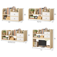 Étagère de bureau créative, petite étagère de rangement pour la maison, la chambre ou le bureau d'étudiant