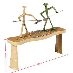Juego de Batalla de Marionetas de Madera Tradicional, Juguete de Competición para Dos Jugadores, para Espectáculos Callejeros, Diversión al Aire Libre, Padres e Hijos - Product Image 6
