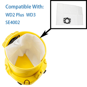 Aspirateur manuel pour voiture à haute efficacité, <span class=keywords><strong>sac</strong></span> filtrant en polaire, compatible avec les pièces WD2Plus de Karchers <span class=keywords><strong>WD2</strong></span> Plus WD3 SE4002 - Product Image 2