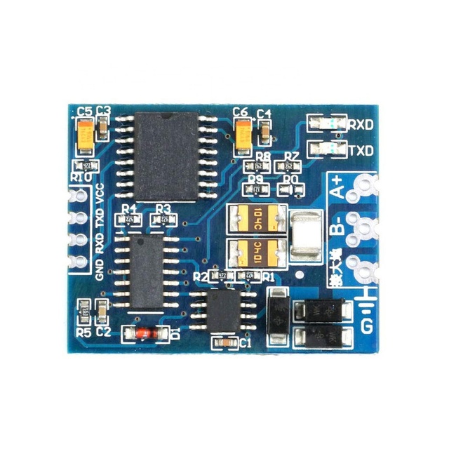 TTL to RS485 Module RS485 Signal Converter 3V 5.5V Isolated Single Chip Serial Port UART Industrial Grade Module