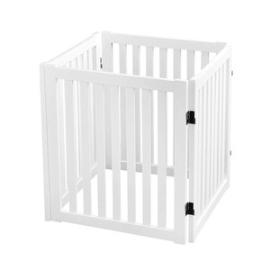 Manufacturer customizes cross-<b>border</b> pet <b>fences</b>, wooden dog <b>fences</b>, indoor pet protective <b>fences</b>, pet railings, folding <b>fences</b>. - Product Image 5