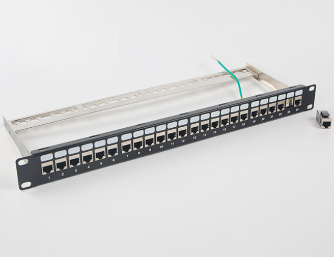 1U 19 Inch 12 Port Blank