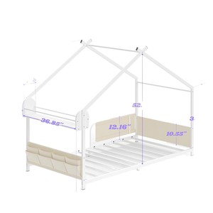 Foreign trade cross-border children's princess <b>bed</b>, home use, high-value, Instagram-style children's <b>house</b> design, full-size - Product Image 2