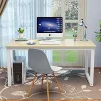 Bureau d'ordinateur simple et élégant en bois, couleur personnalisée, garantie 1 an