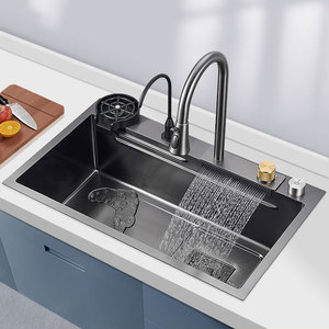 Lavello <span class=keywords><strong>da</strong></span> cucina in acciaio inossidabile con supporto singolo a tazza di grande capacità - Product Image 2