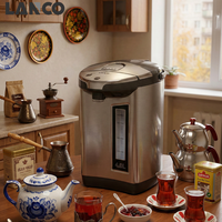 LANCO Distributeur d'eau électrique, Bouilloire thermos, Protection contre le chauffage à sec, Théière, Pot thermique électrique